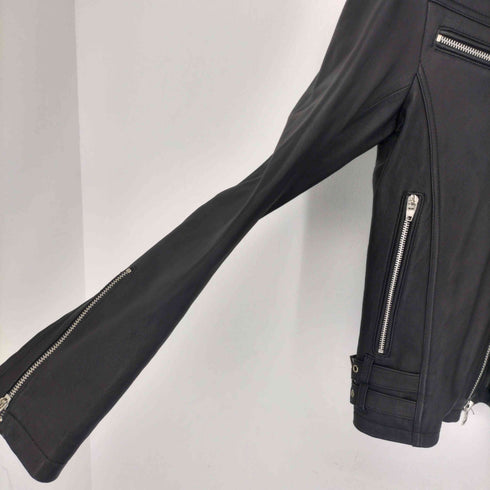 louis chavlon 羊革シングルライダースジャケット メンズ import:M